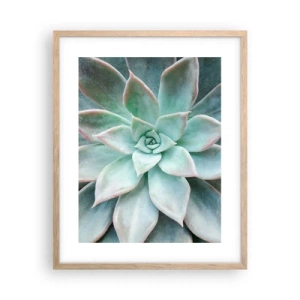 Poster in light oak frame - Heart of a Desert - 40x50 cm