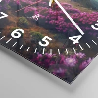 Clock face with numbers