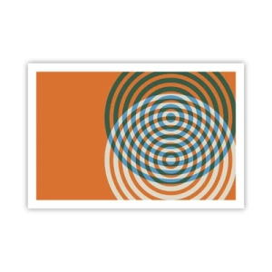 Poster - Abstract Variation on a Circle - 91x61 cm