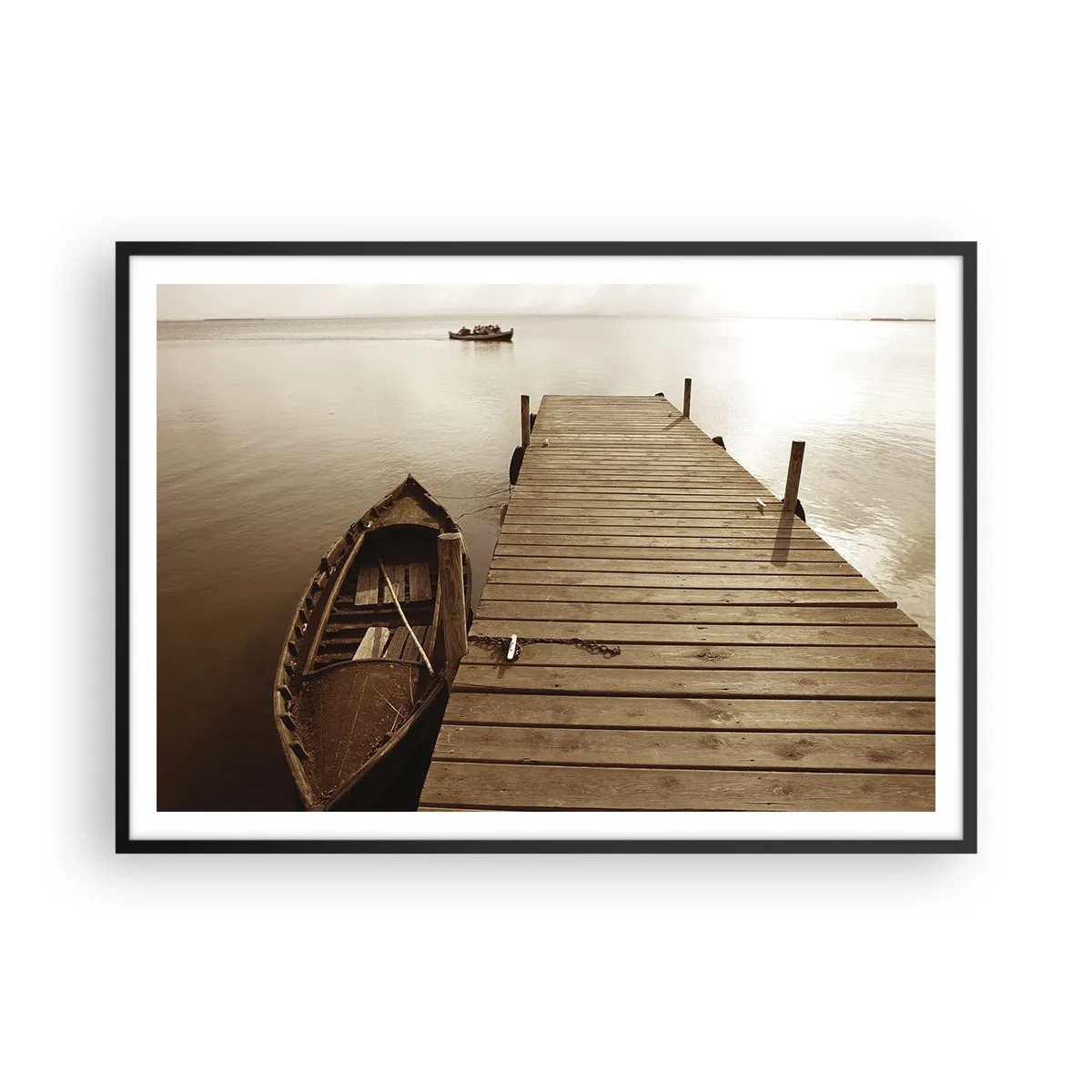 Poster in black frame - Great Calm - 100x70 cm