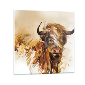 Glass picture - Pride of a Hunter - 50x50 cm