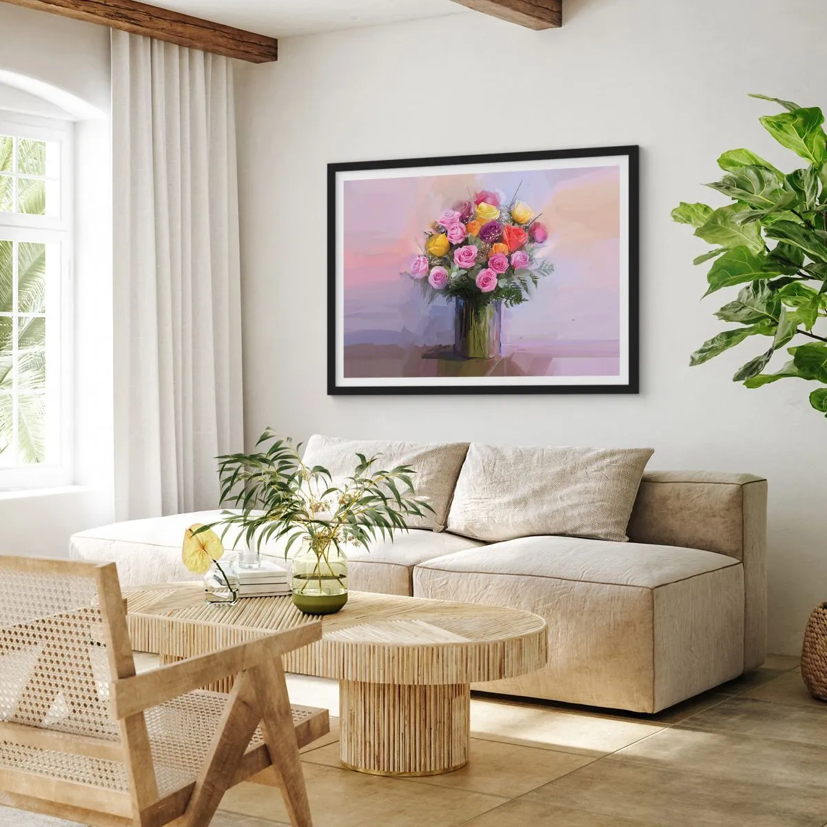 Poster in black frame - Retained Beauty - 40x30 cm