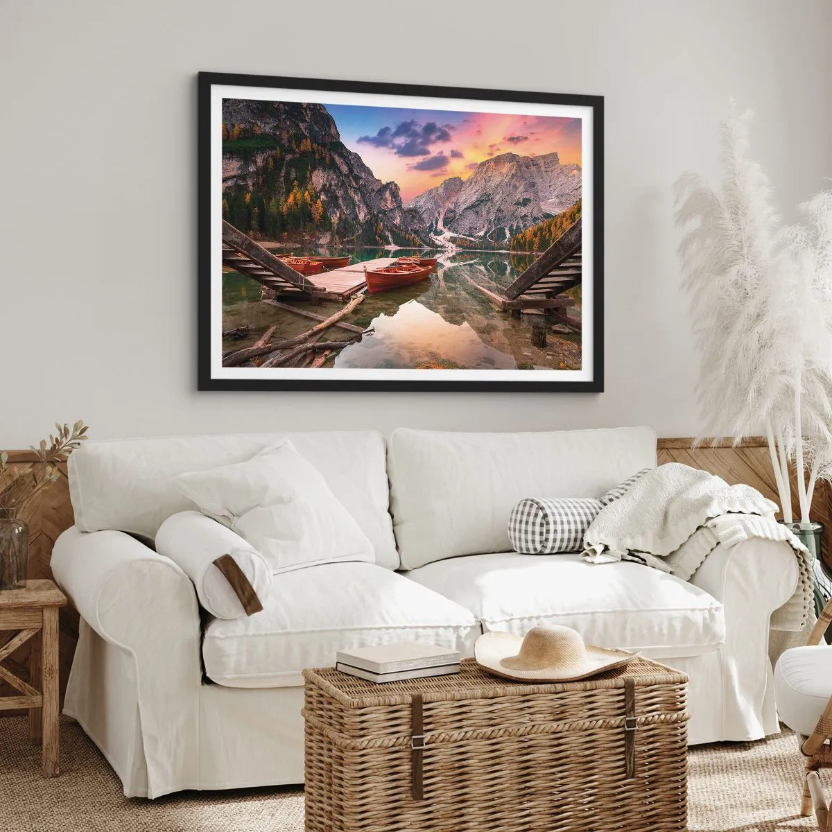 Poster in black frame - Promise of a Day - 70x50 cm