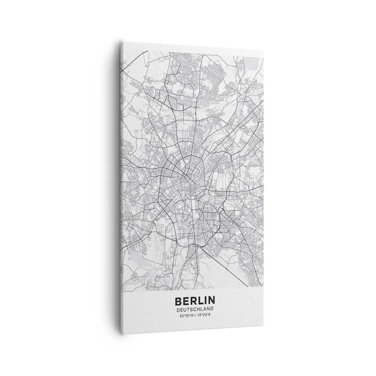 Canvas picture - Flower of Berlin - 55x100 cm