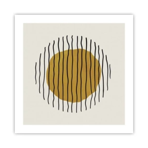 Poster - Abstract Shivering from Heat - 50x50 cm