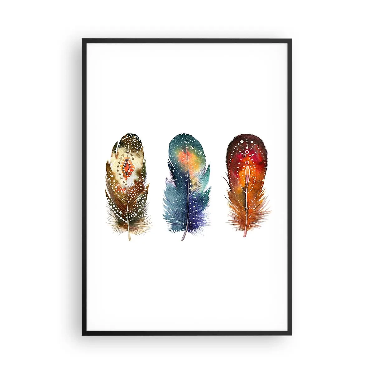 Poster in black frame - Rituals, Customs, Secrets - 70x100 cm