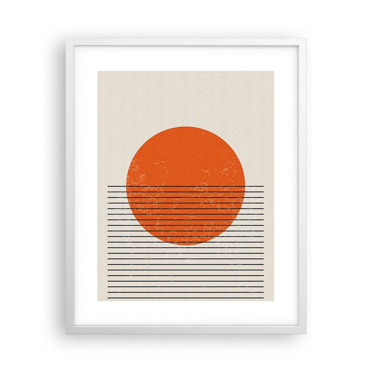 Poster in white frmae - Always the Sun - 40x50 cm