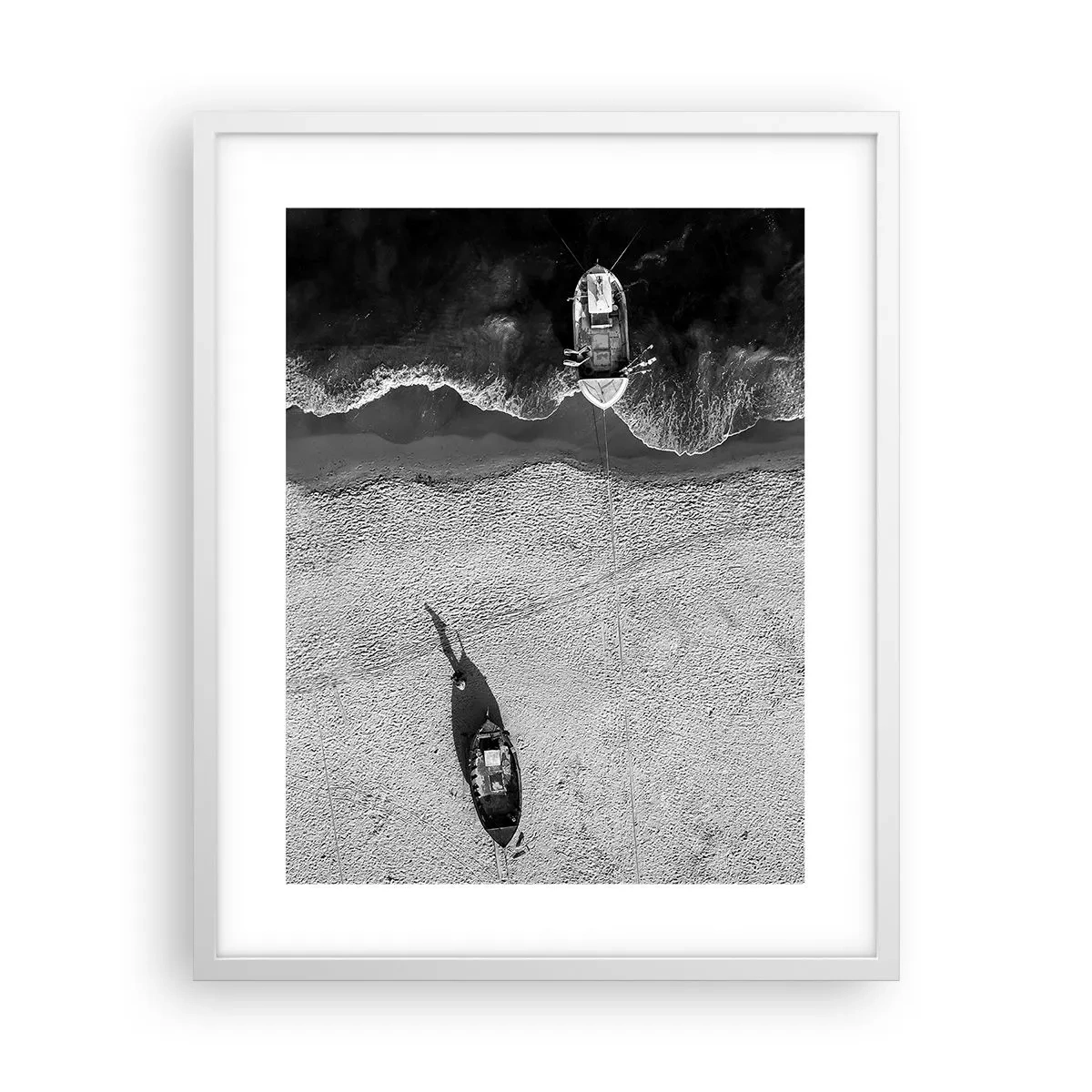Poster in white frmae - Still on the Shore… - 40x50 cm