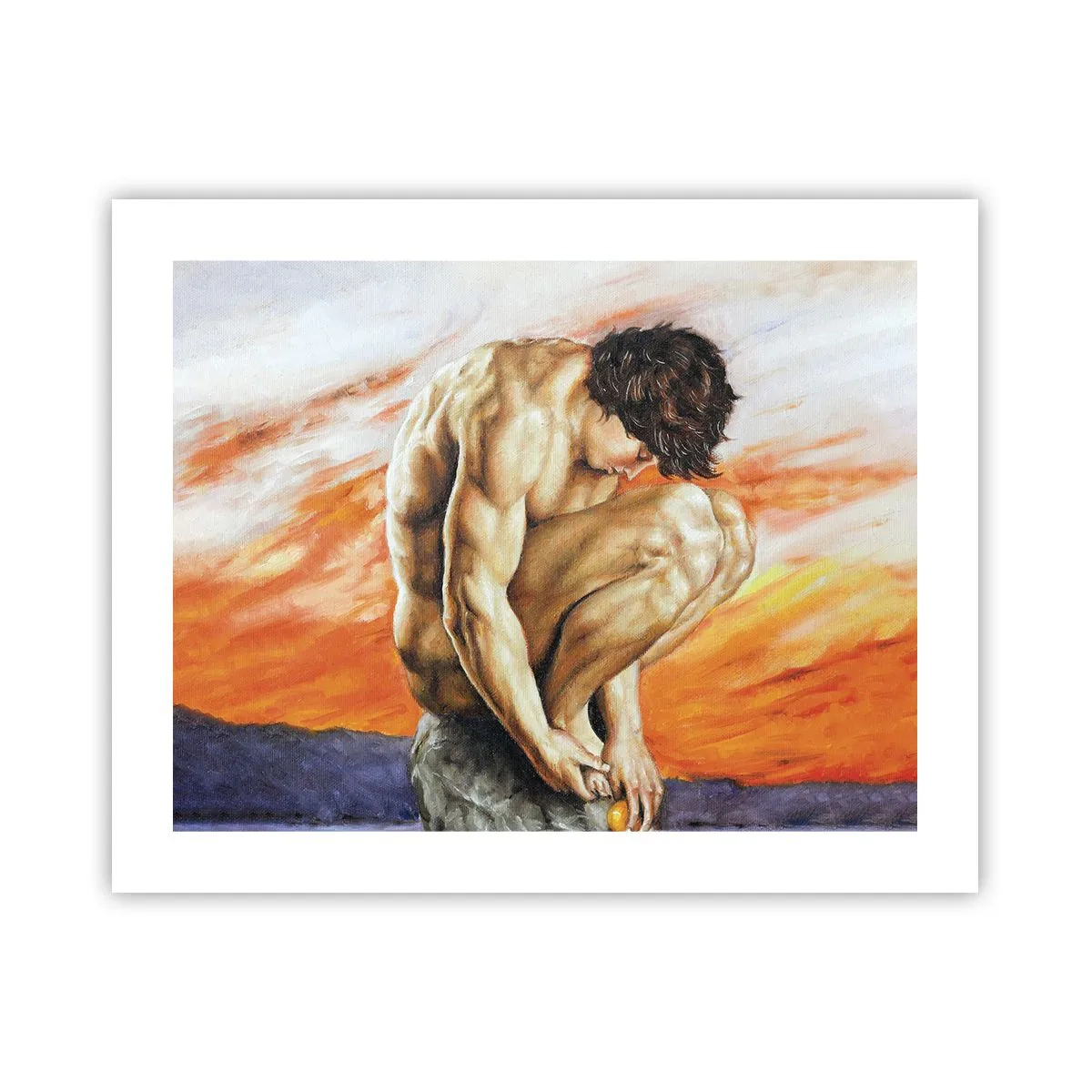 Poster - Submerged in Himself - 50x40 cm