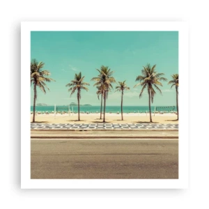 Poster - By the Beach - 60x60 cm