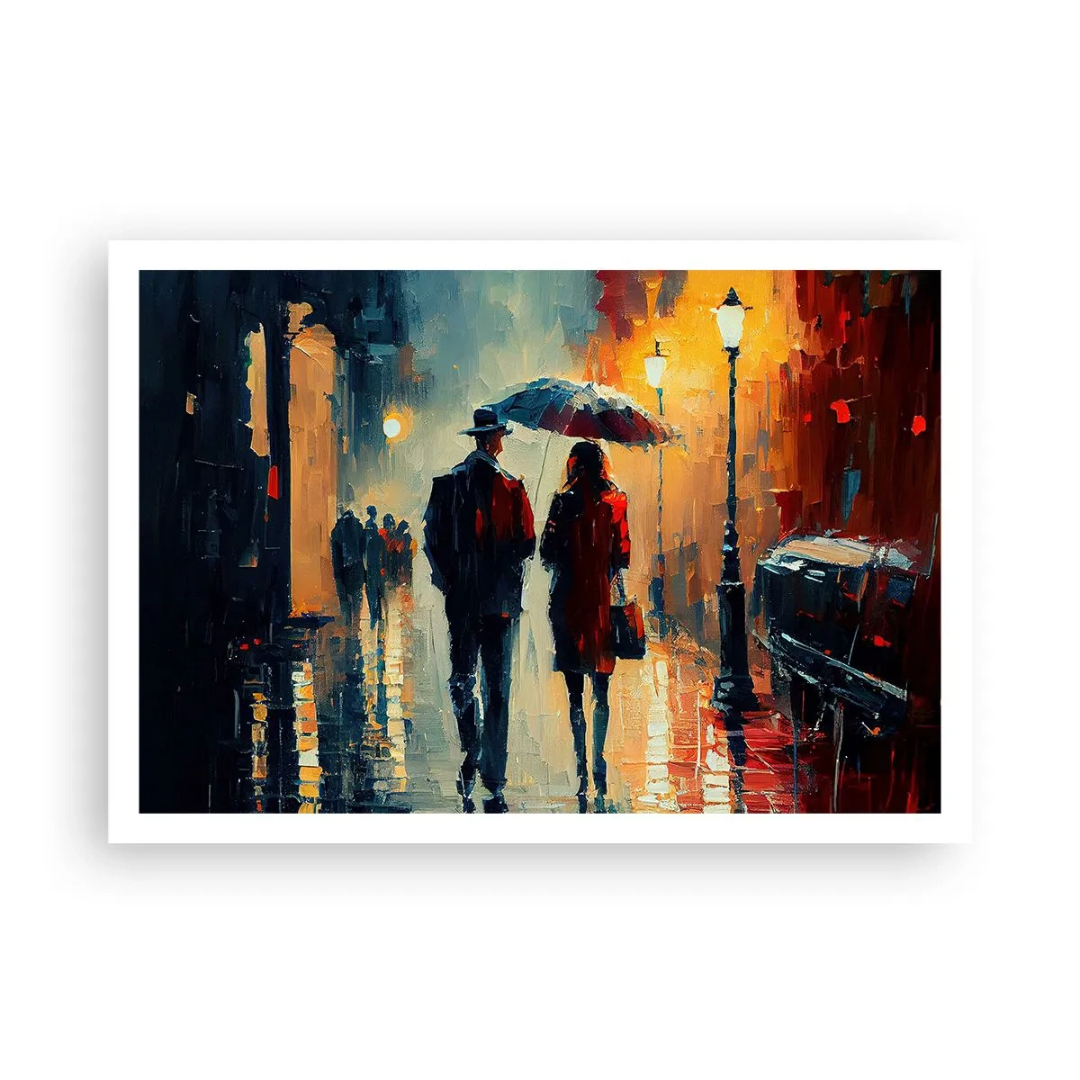 Poster - Urban Love Story - 100x70 cm