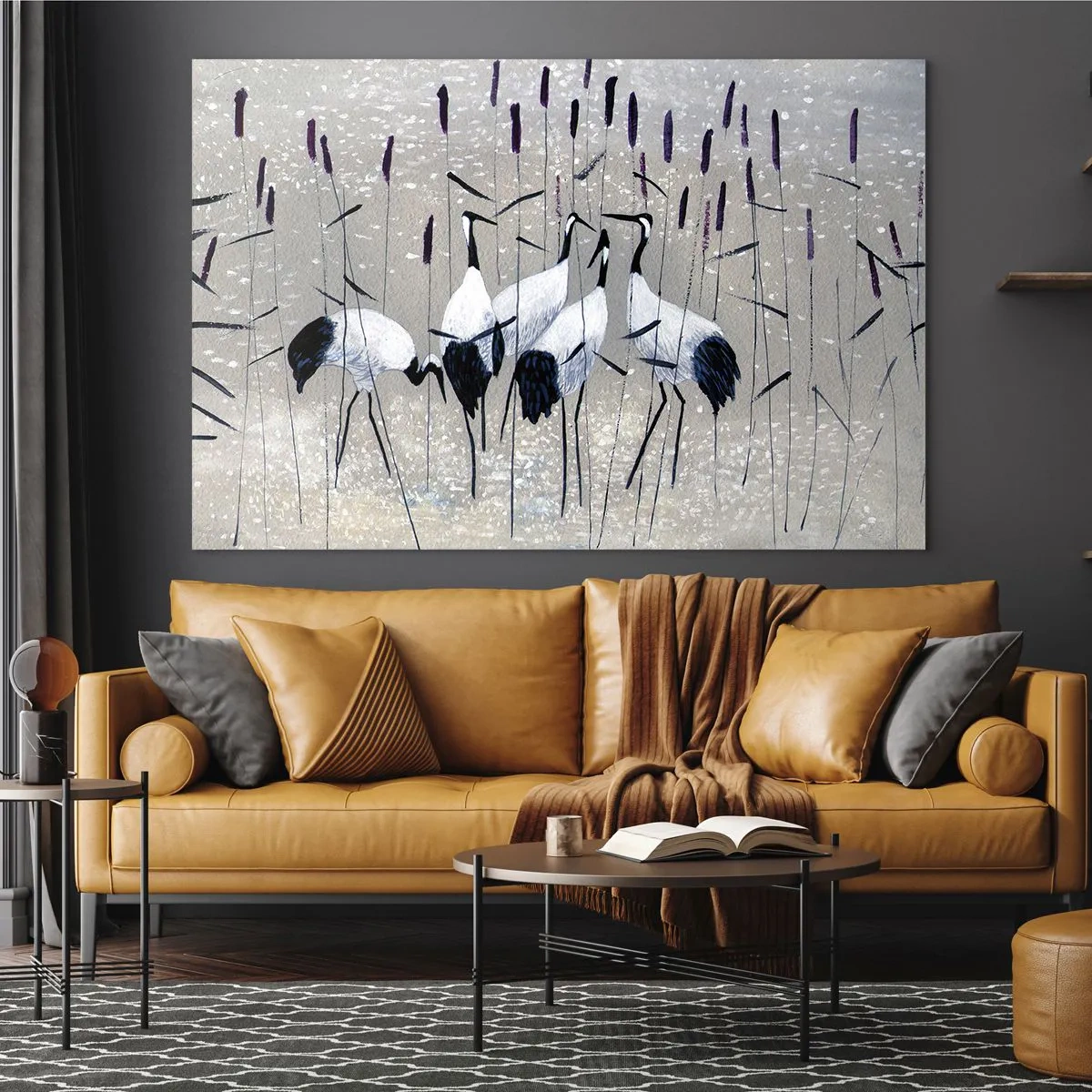 Glass picture - Birds of Feather - 100x70 cm