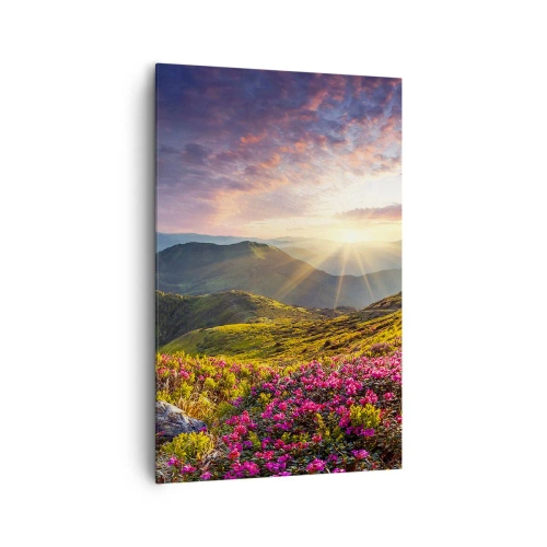 Canvas picture - Freshness of Mountain Morning - 80x120 cm
