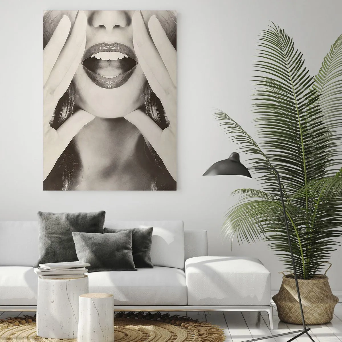 Glass picture - Coming! - 50x70 cm