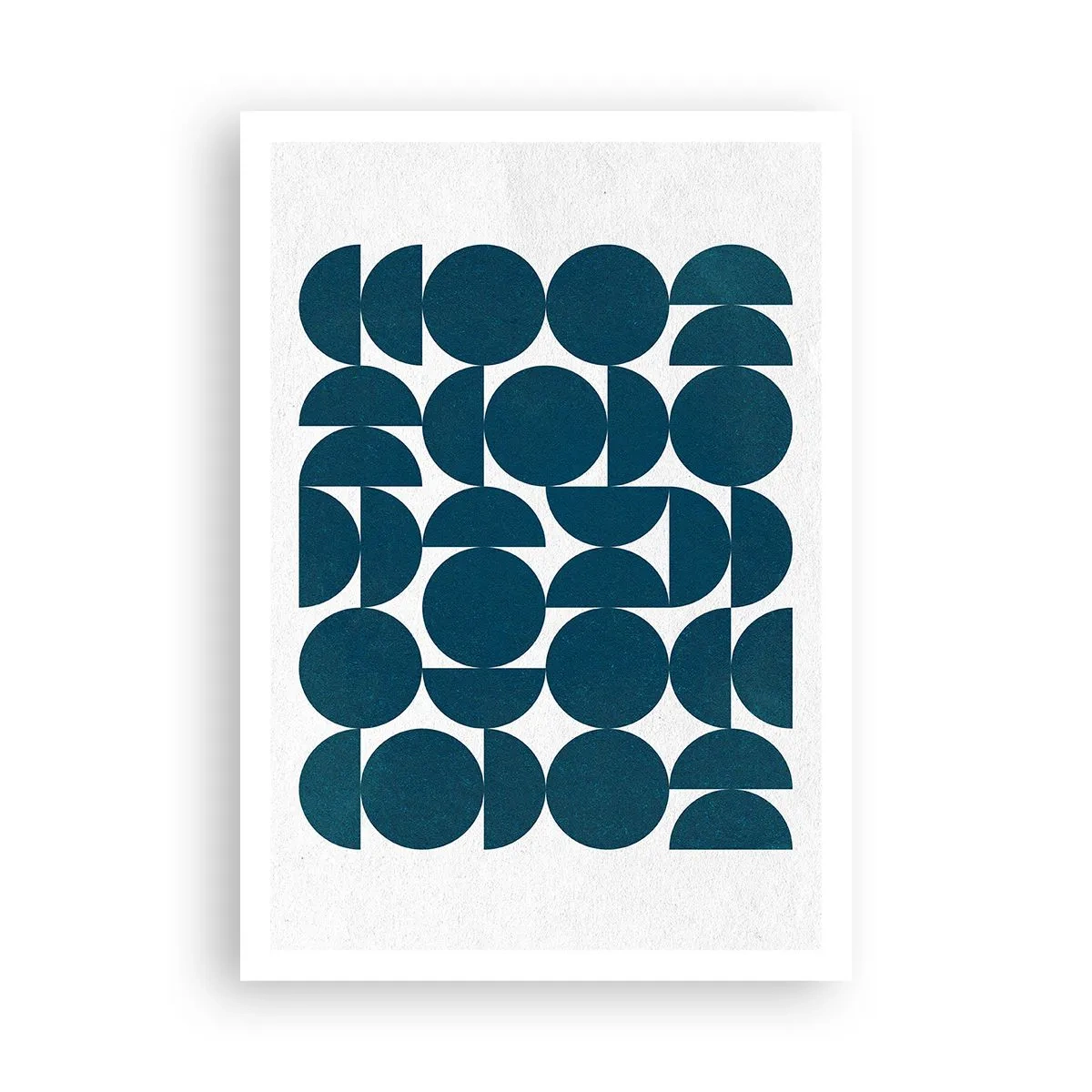 Poster - Circles and Semicircles - 70x100 cm