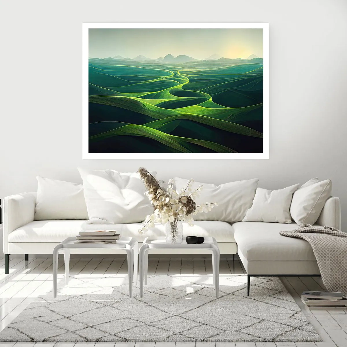 Poster - In Green Valleys - 91x61 cm