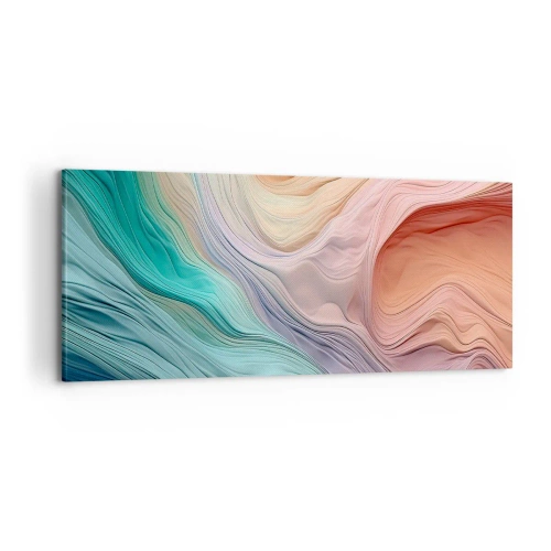 Canvas picture - Rainbow Wave - 100x40 cm
