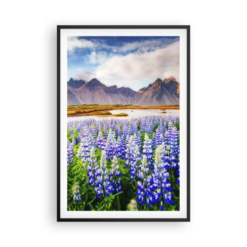 Poster in black frame - Strength and Severity next to Sweetness - 61x91 cm