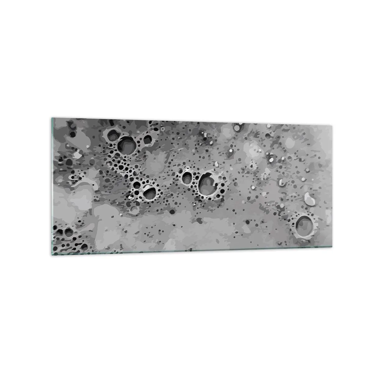 Glass picture - Like a Moon Landscape - 120x50 cm