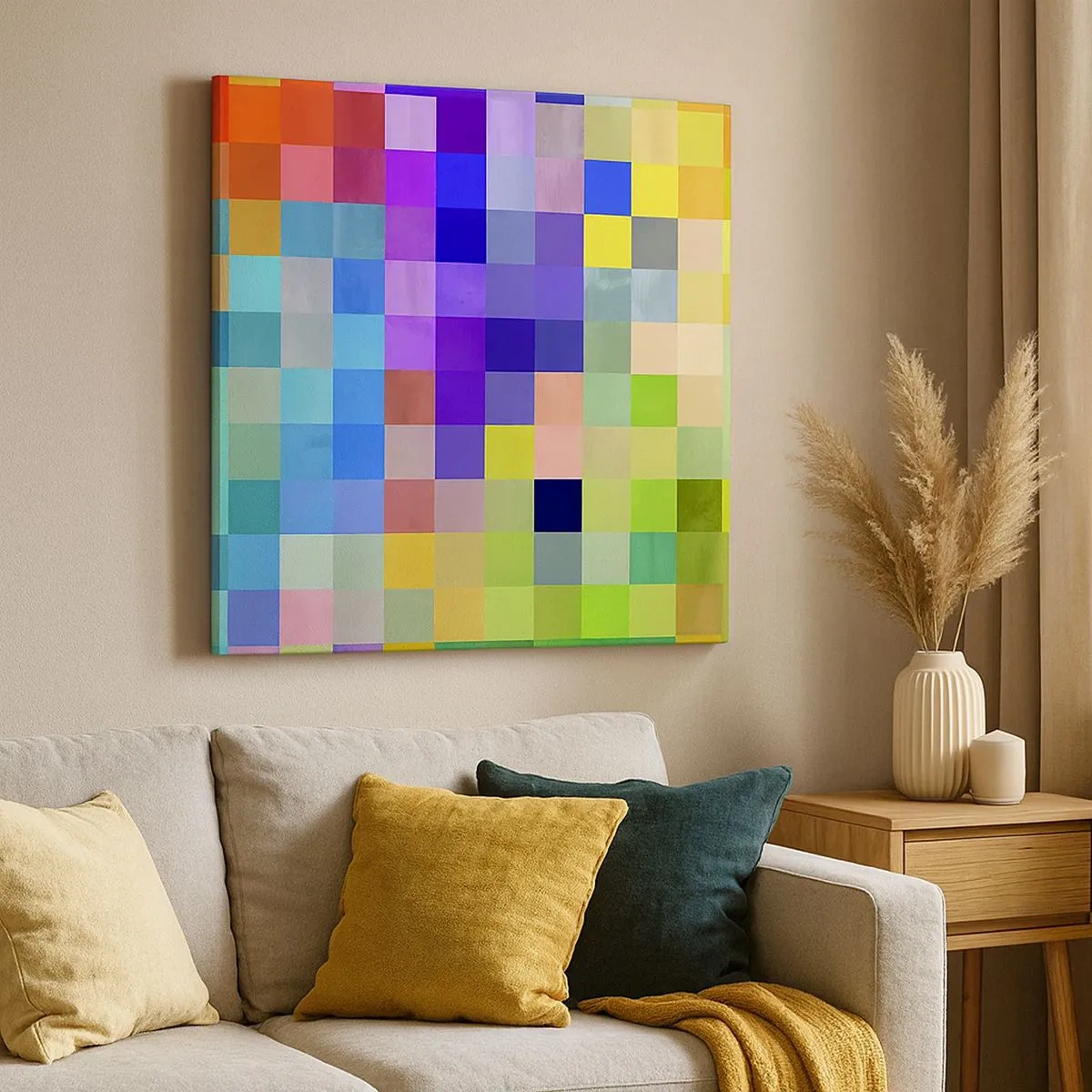 Canvas picture - Each Different, All Equal - 30x30 cm