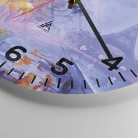 Clock face with numbers