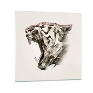 Glass picture - You Know Who Is in Charge - 30x30 cm