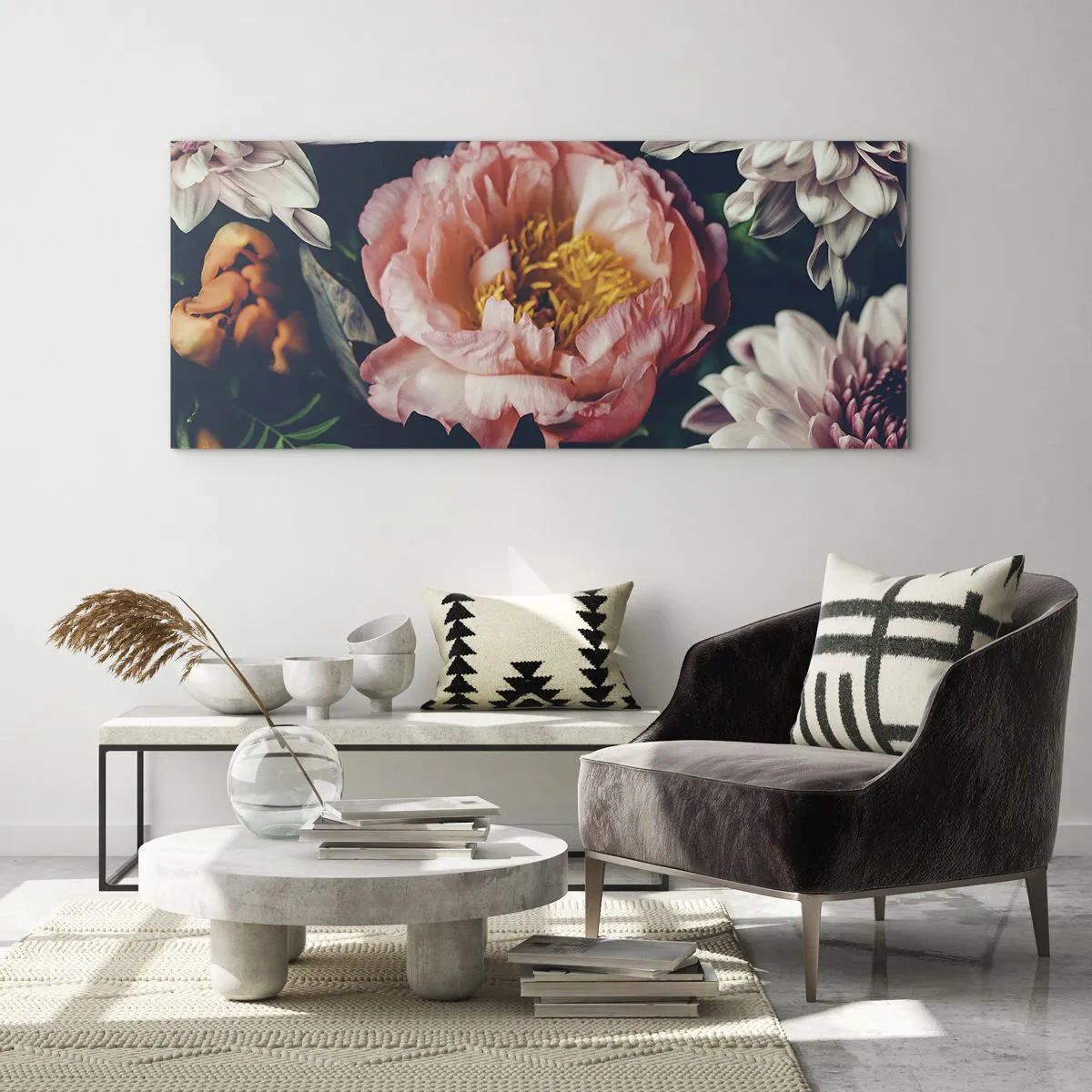Glass picture - In Baroque Style - 100x40 cm