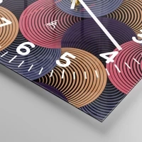 Clock face with numbers
