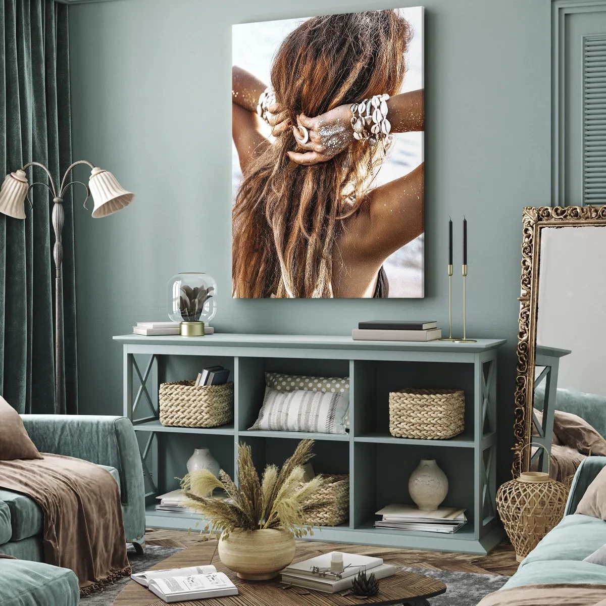 Canvas picture - Sister of Water and Sun - 55x100 cm