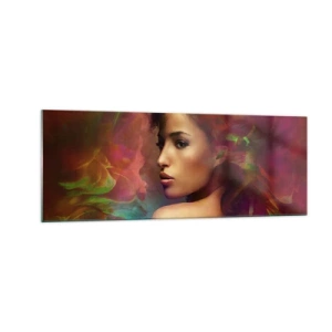 Glass picture - Prettier than Rainbow, Delicate Like a Fog - 140x50 cm