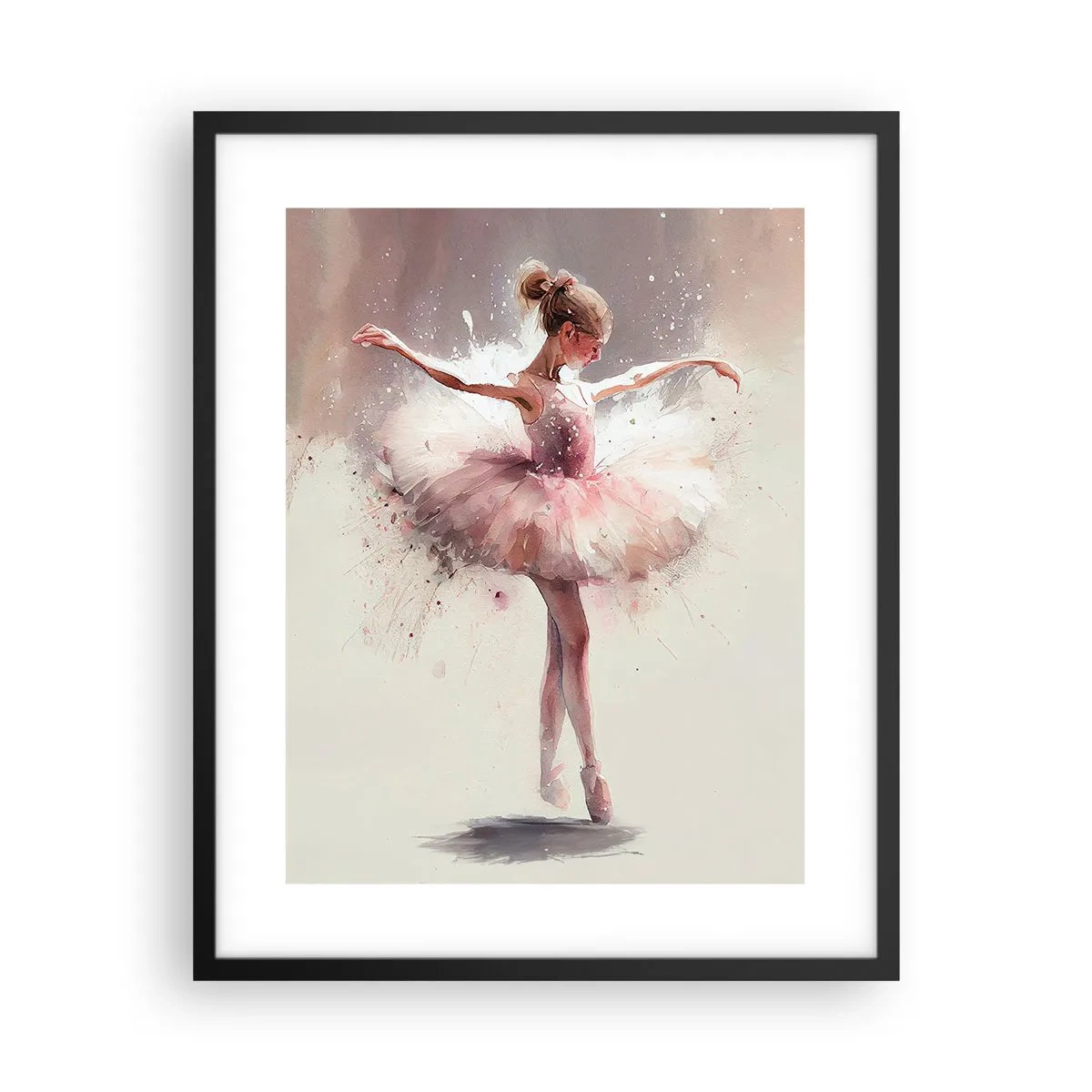 Poster in black frame - Like a Young Bird - 40x50 cm