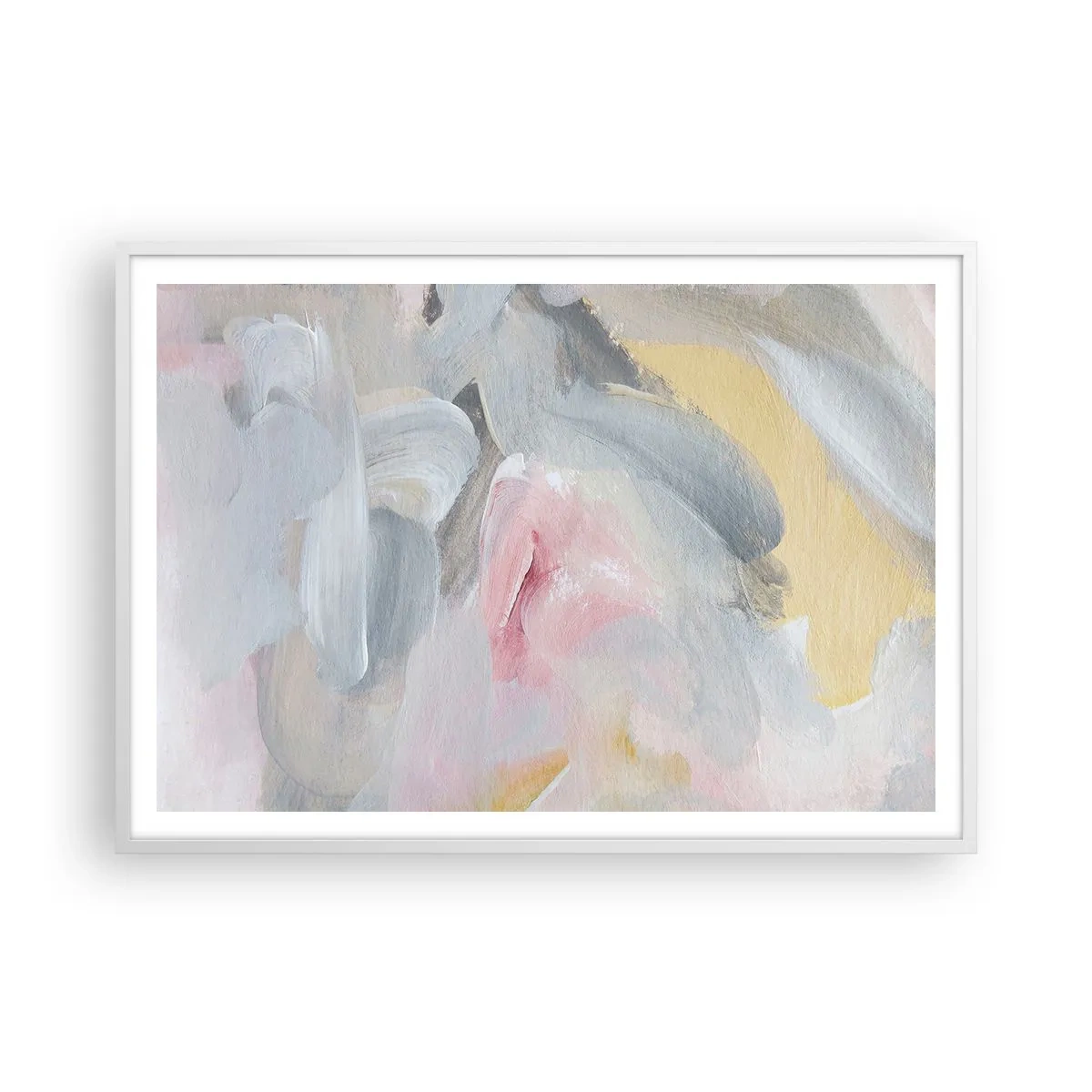Poster in white frmae - In a Pastel World - 100x70 cm