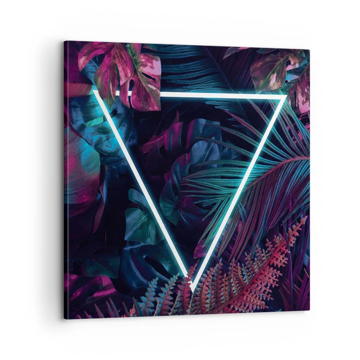 Canvas picture - Disco Style Garden - 60x60 cm