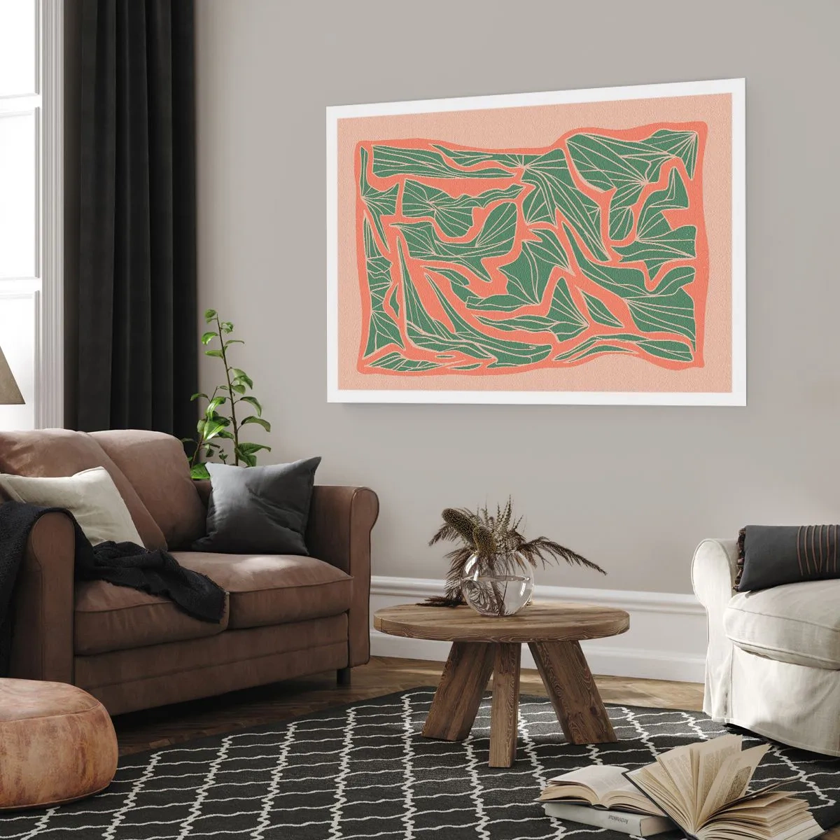 Poster - Struggles of Colar and Green - 50x40 cm