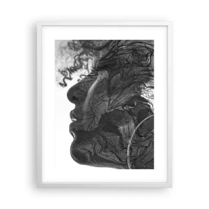 Poster in white frmae - Wrapped up in Dreams - 40x50 cm