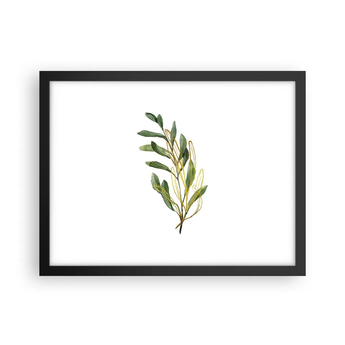 Poster in black frame - All that Is Good - 40x30 cm