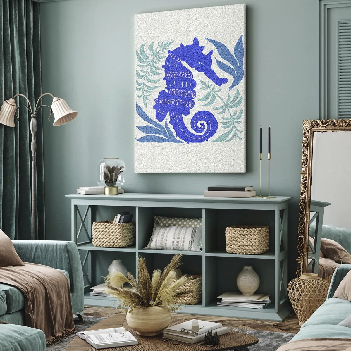 Canvas picture - In Underwater Meadow - 45x80 cm