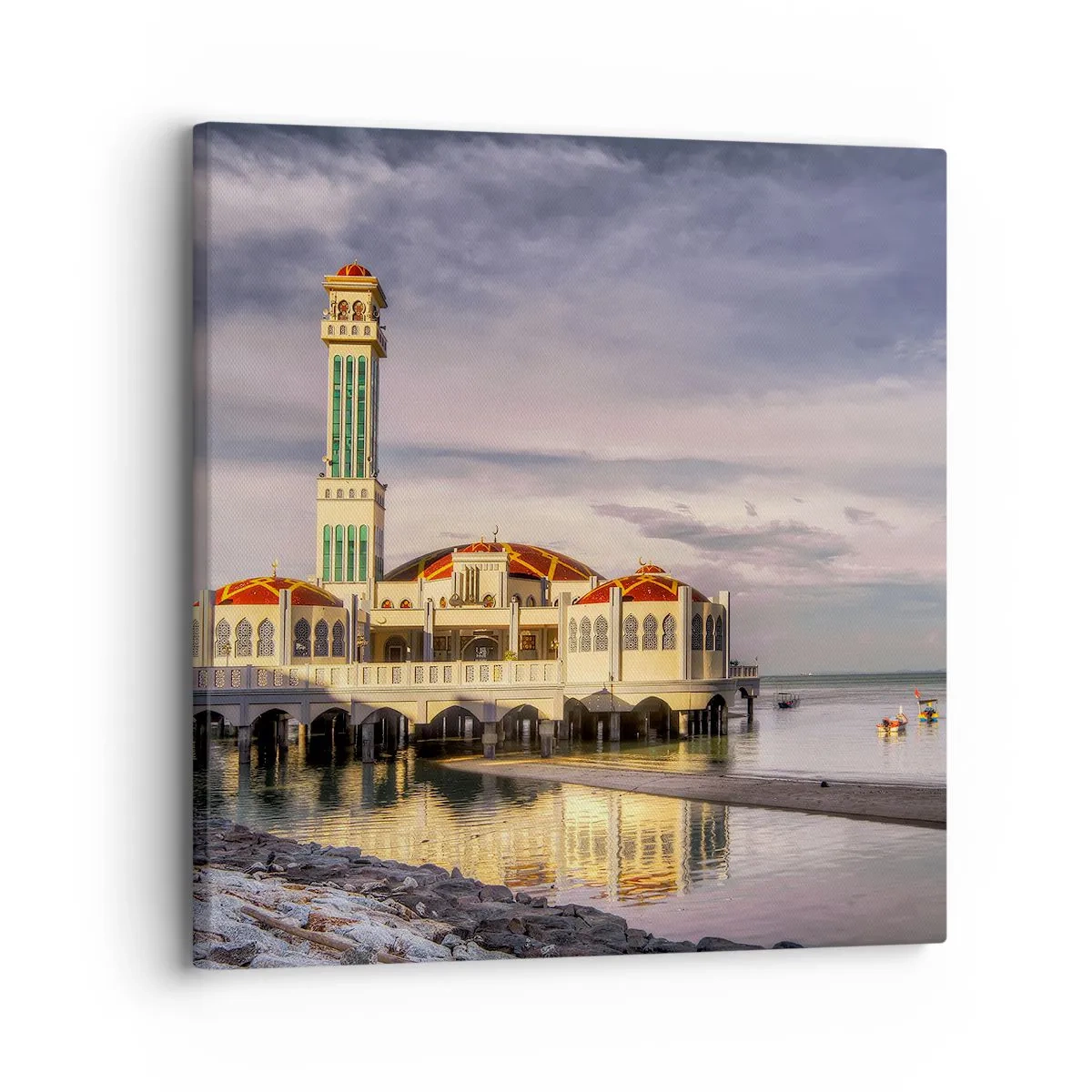 Canvas picture - Temple of Nature - 30x30 cm