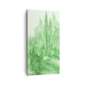Canvas picture - Behind a Green Fog - 55x100 cm