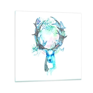 Glass picture - Power and Gentleness of Nature - 40x40 cm