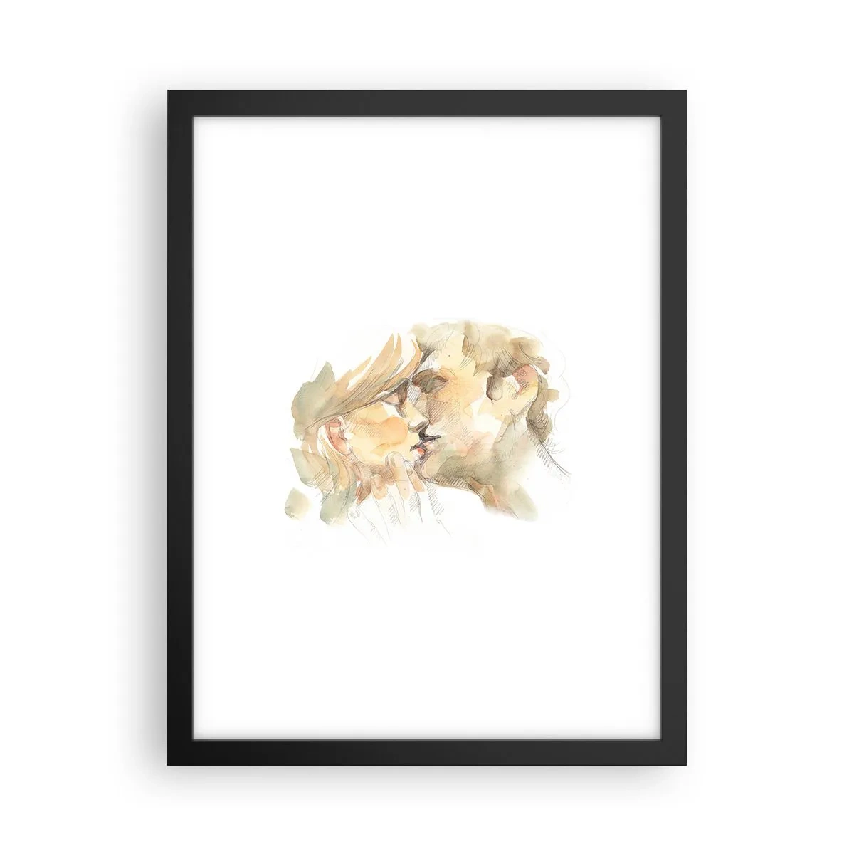 Poster in black frame - The Missing Half? - 30x40 cm