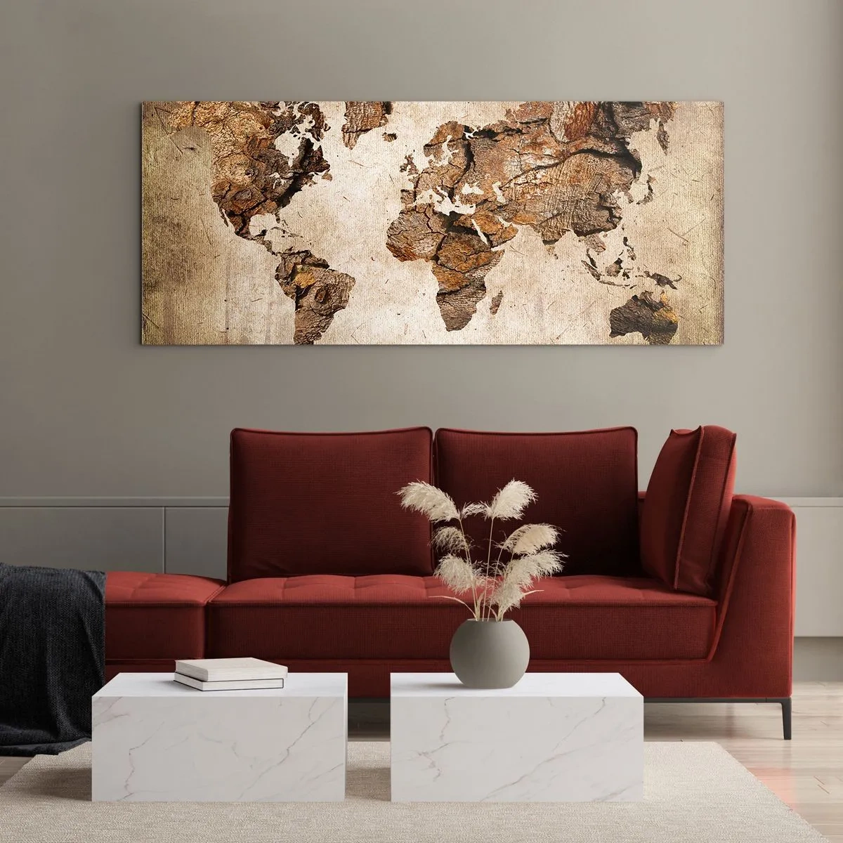 Glass picture - Discovery of the World - 120x50 cm