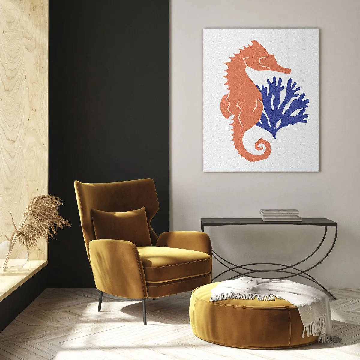 Glass picture - In Underwater Meadow - 80x120 cm