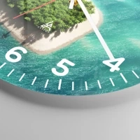 Clock face with numbers
