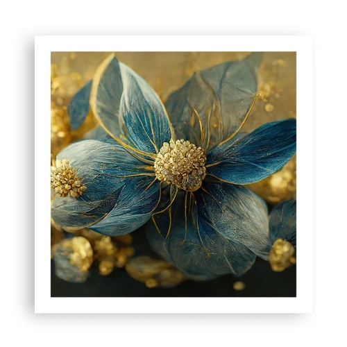 Poster - Blossoming in Gold - 60x60 cm