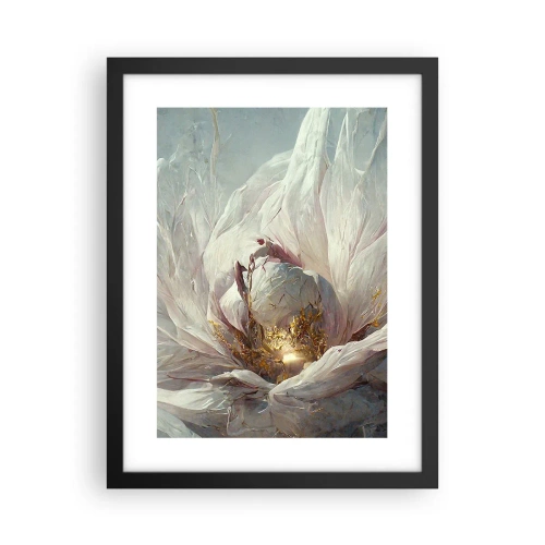 Poster in black frame - It Blooms Once Every Hunderd Years - 30x40 cm