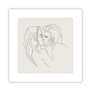 Poster - Tangled up by a Feeling - 30x30 cm