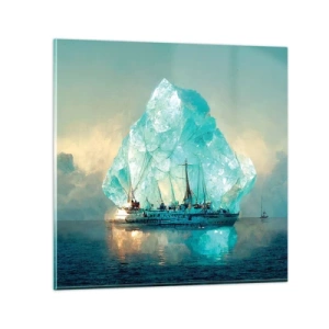 Glass picture - Arctic Diamond - 40x40 cm