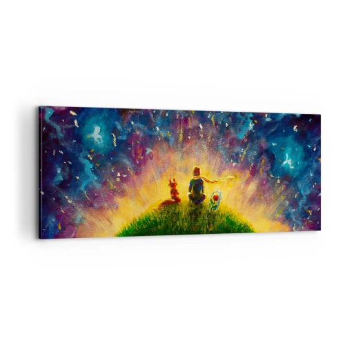 Canvas picture - Love and Friendship - Whole World - 100x40 cm