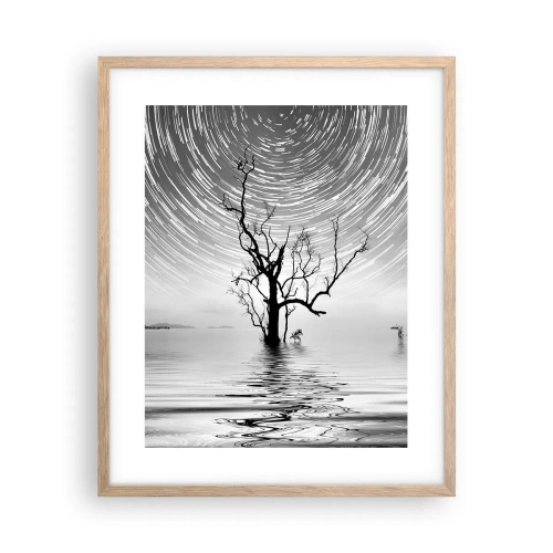 Poster in light oak frame - Symphony of Nature - 40x50 cm
